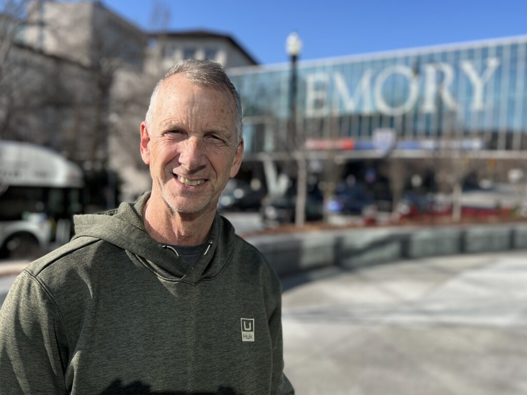 Richard in front of Emory
